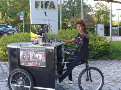 Coffee Bike-Home-of-FiFa-Zurich-Kaffeevelo-Foot